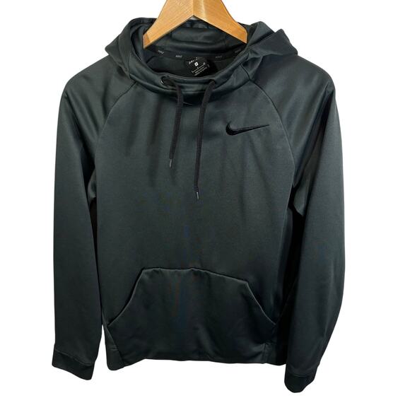 Nike Dri-fit Hoodie Jacket Dark Olive Green Mens Size Small S Pockets - Picture 1 of 6